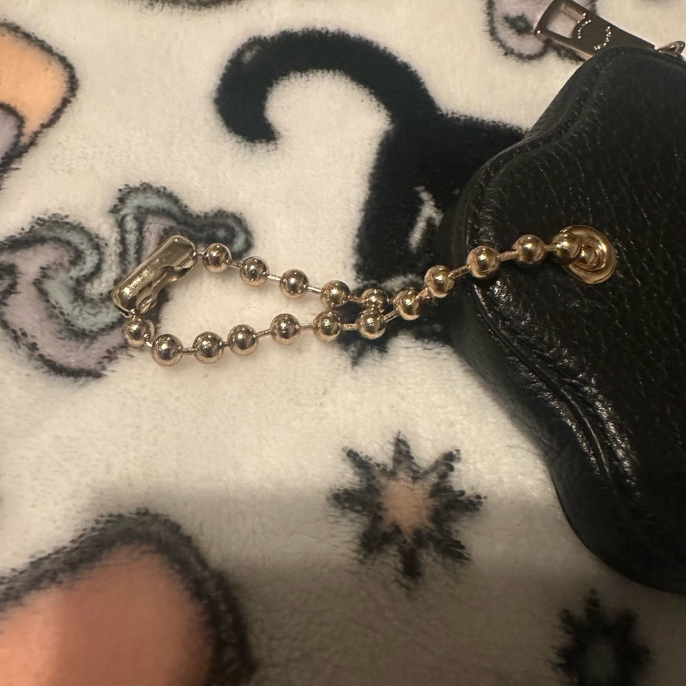Coach Black Leather Hangtag Wallet/Card holder - Picture 3 of 7